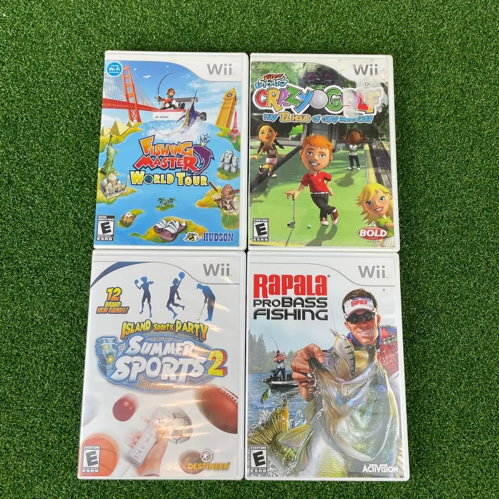Lot Nintendo Wii Video Game Complete CIB